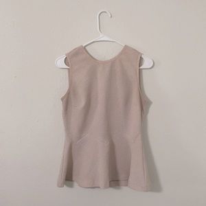 Blush Peplum Top